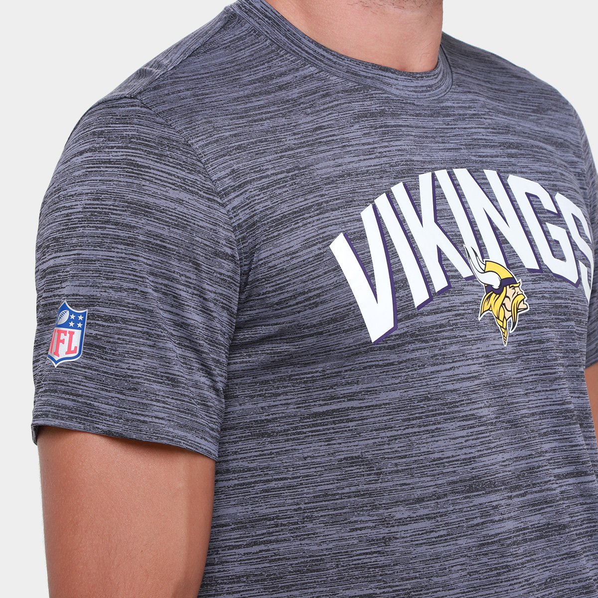 Camiseta NFL Minnesota Vikings Nike Drop 2 Dri-fit Team Velocity Masculina - Tam: P - 2