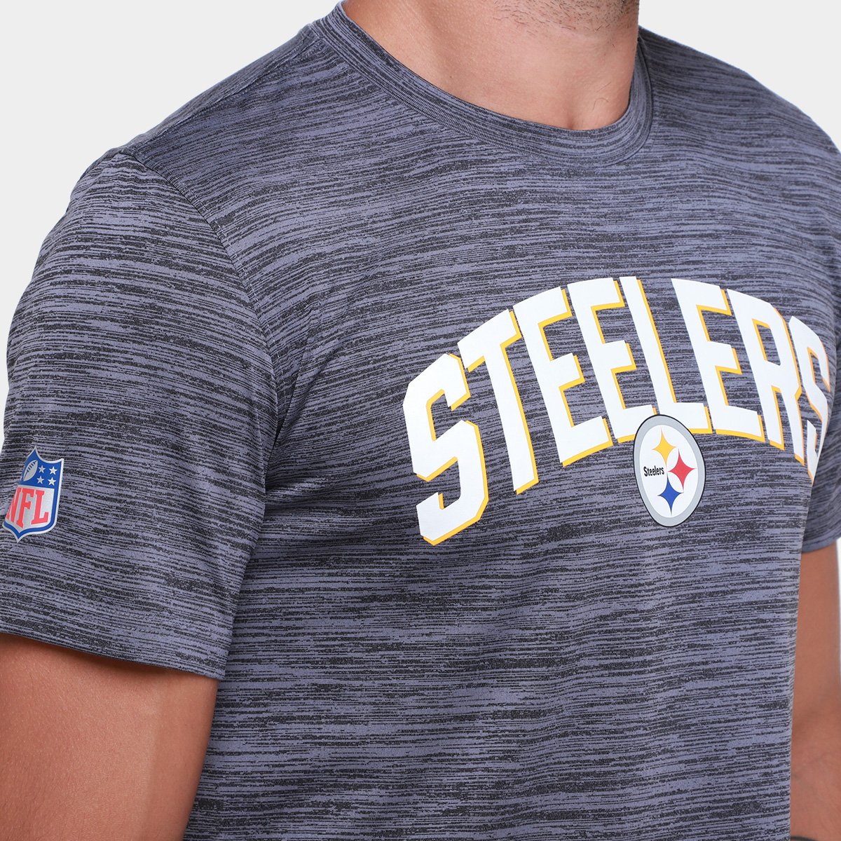 Camiseta NFL Pittsburgh Steelers Nike Drop 2 Dri-fit Team Velocity Masculina - Tam: P - 2