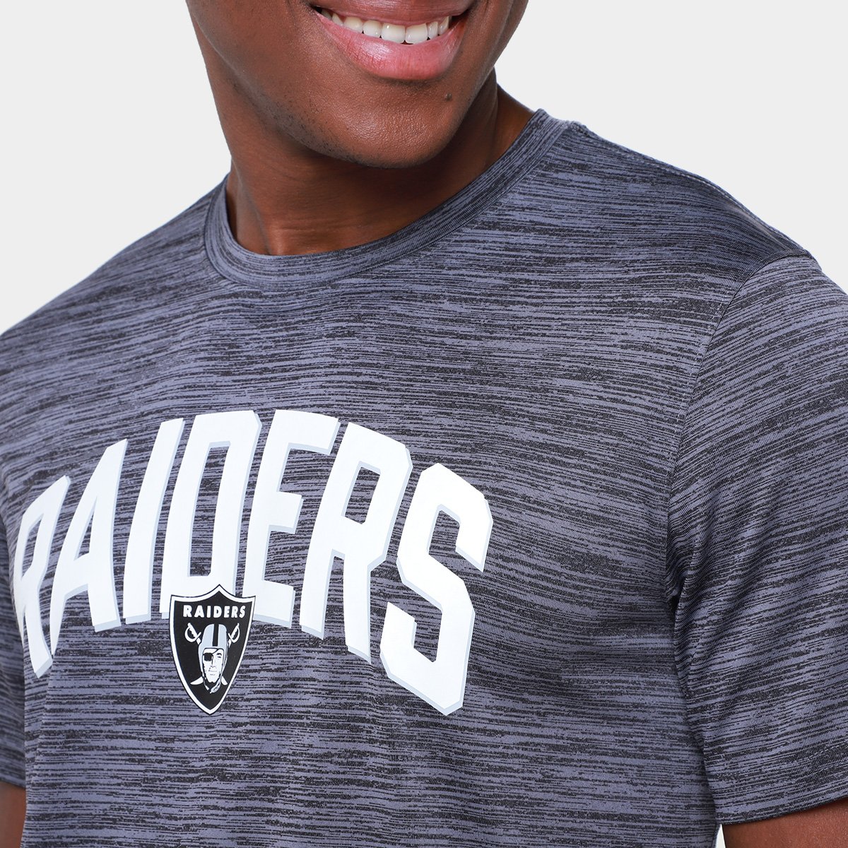 Camiseta NFL Las Vegas Raiders Nike Drop 2 Dri-Fit Team Velocity Masculina - Tam: M - 2