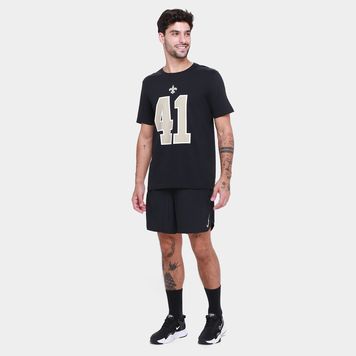 Camisa NFL New Orleans Saints Alvin Kamara n° 41 Nike Masculina - Tam: M - 3