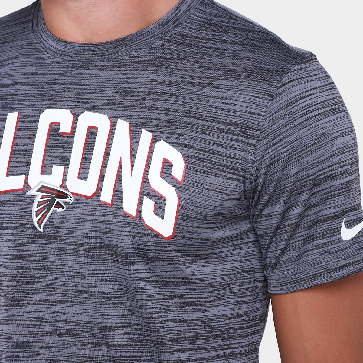 Camiseta NFL Atlanta Falcons Nike Drop 2 Dri-Fit Team Velocity Masculina - Tam: P - 2