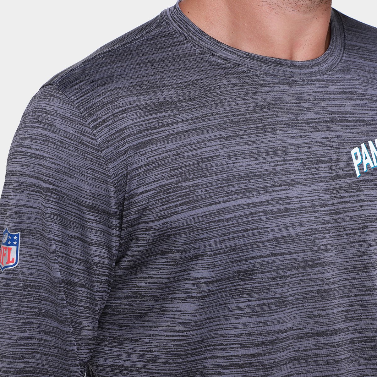 Camiseta Nike Carolina Panthers Drop 2 Dri-FIT Team Velocity Masculina - Tam: P - 2