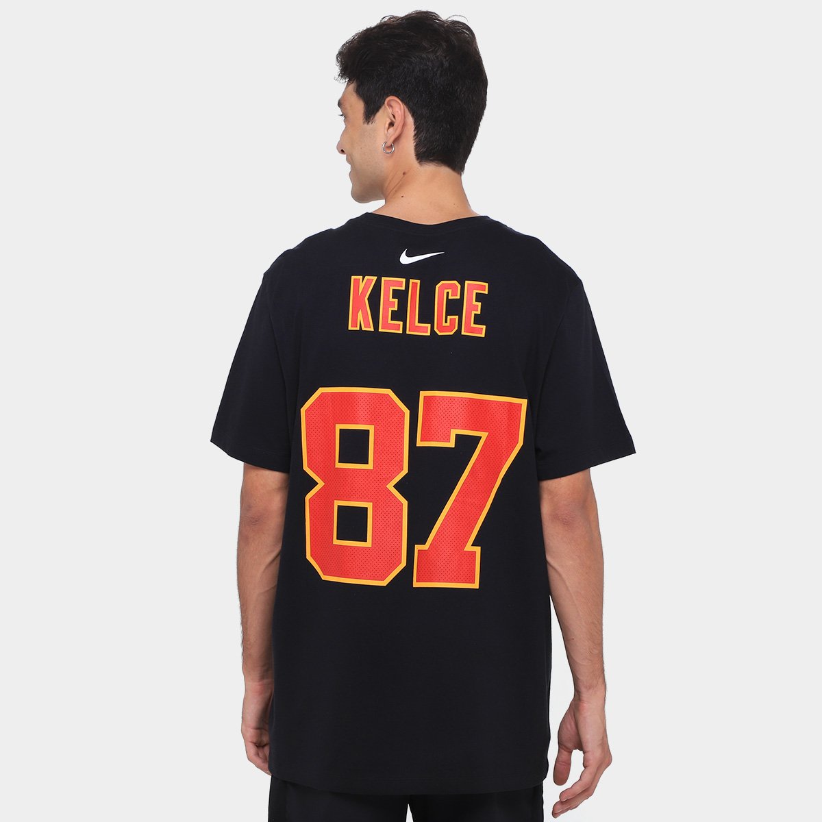 Camisa Nike Kansas City Chiefs Travis Kelce 87 Name & Number Masculina - Tam: GG - 1