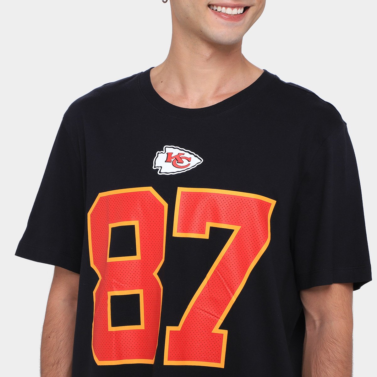 Camisa Nike Kansas City Chiefs Travis Kelce 87 Name & Number Masculina - Tam: GG - 2