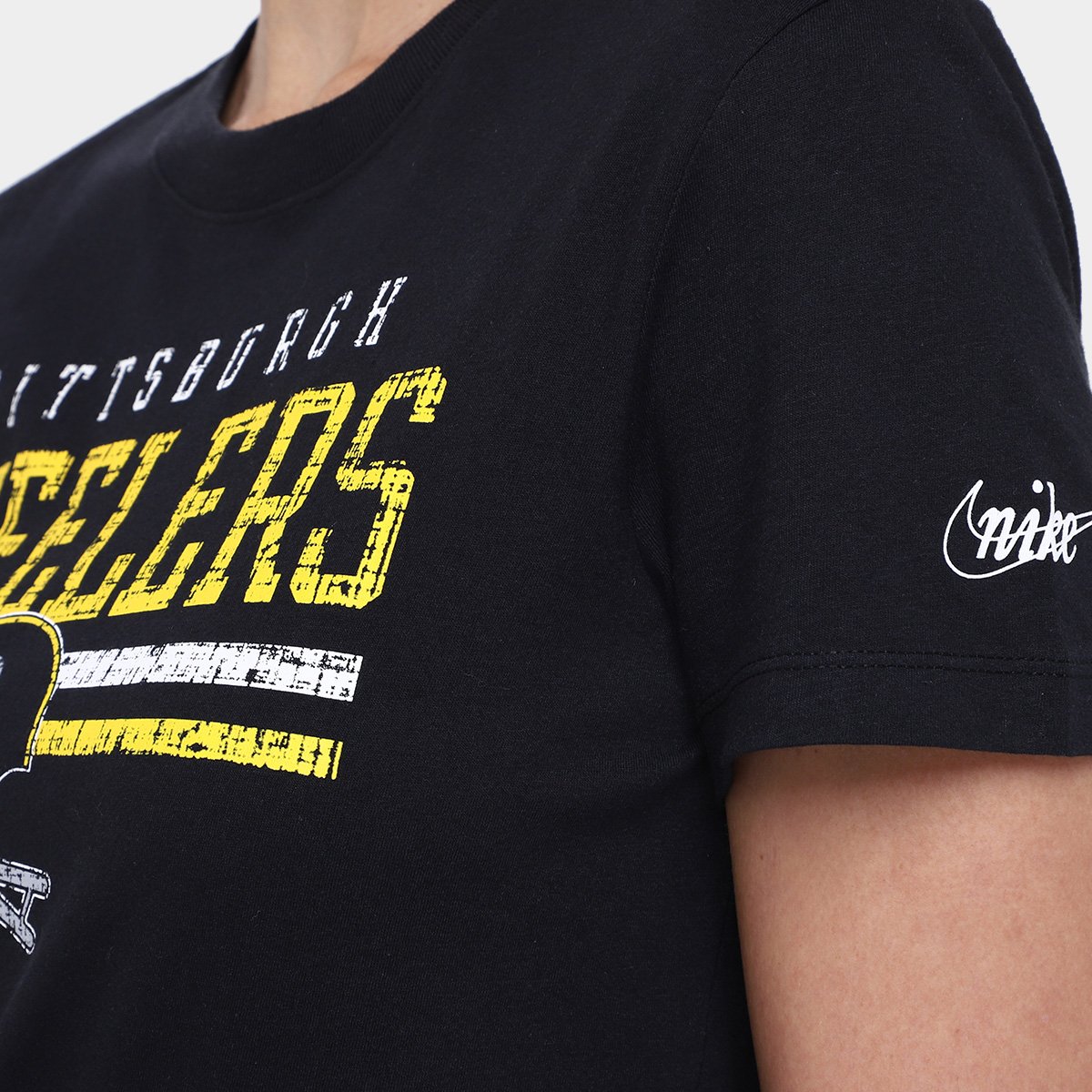 Camiseta Nike NFL Pittsburgh Steelers Historic Feminina - Tam: P - 2