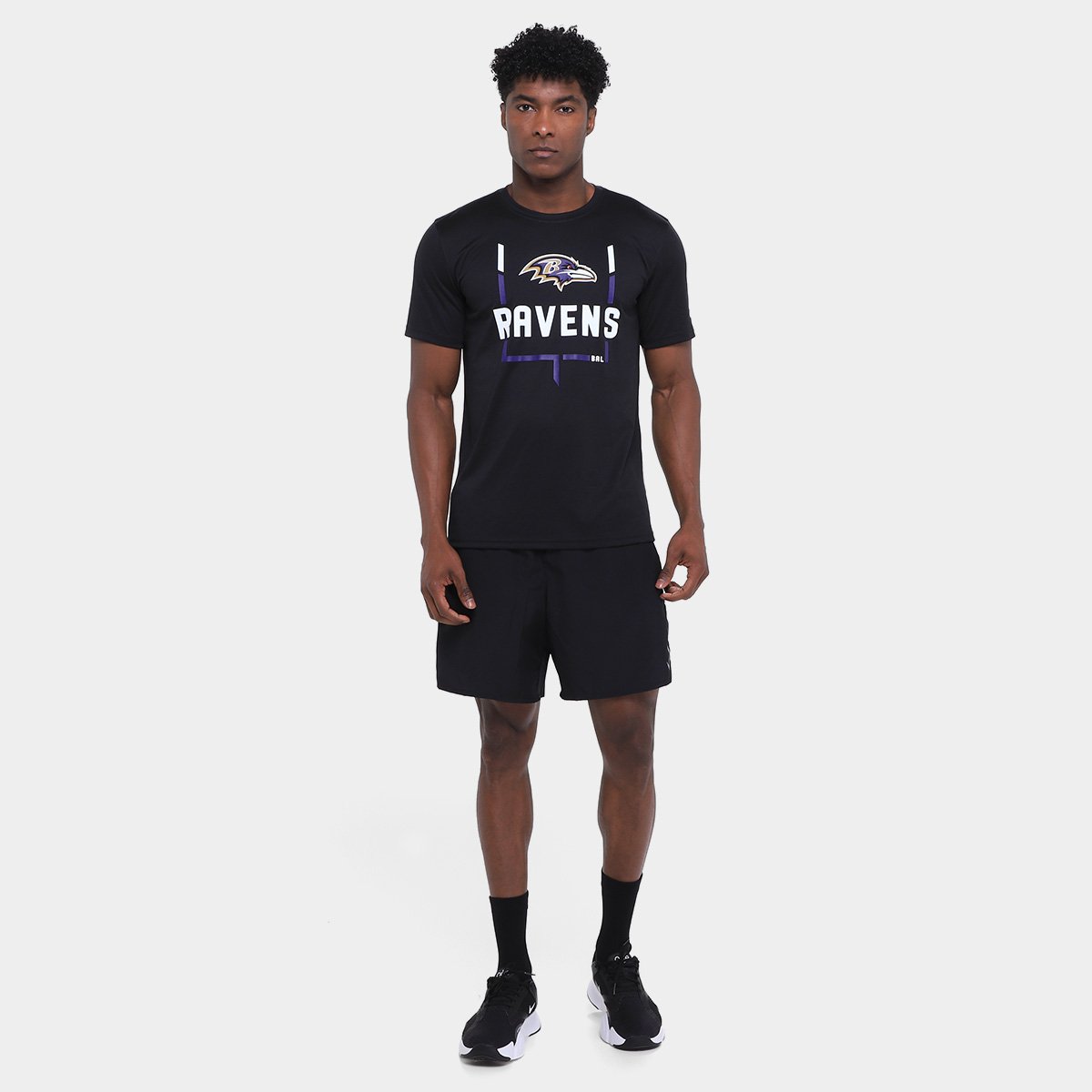 Camiseta Nike NFL Baltimore Ravens Legend Goal Post Masculina - Tam: M - 3