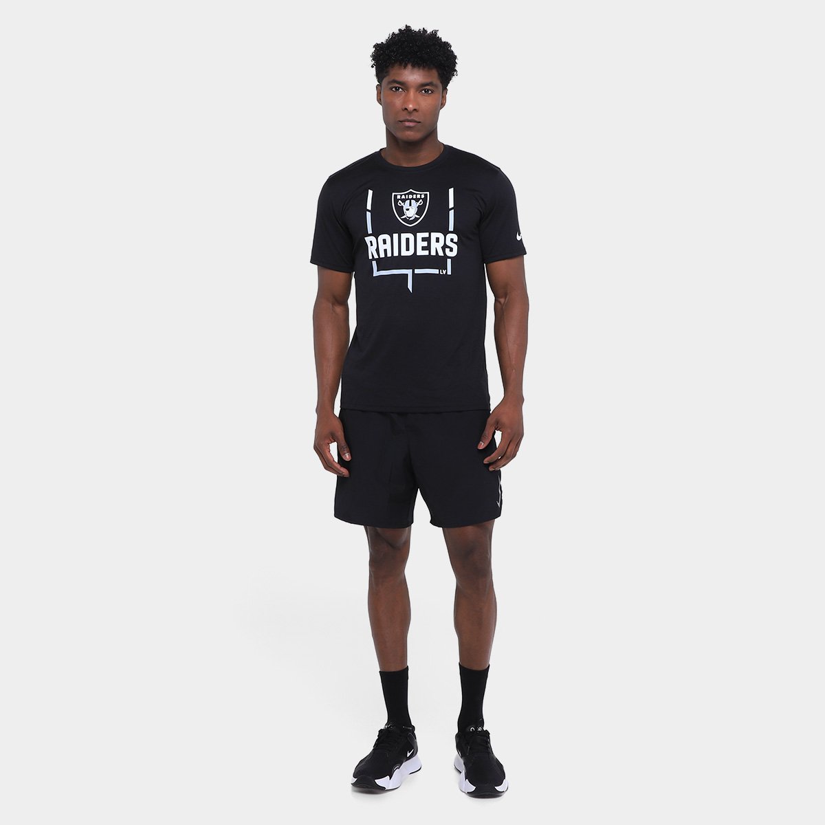 Camiseta Nike NFL Las Vegas Raiders Legend Goal Post Masculina - Tam: M - 3