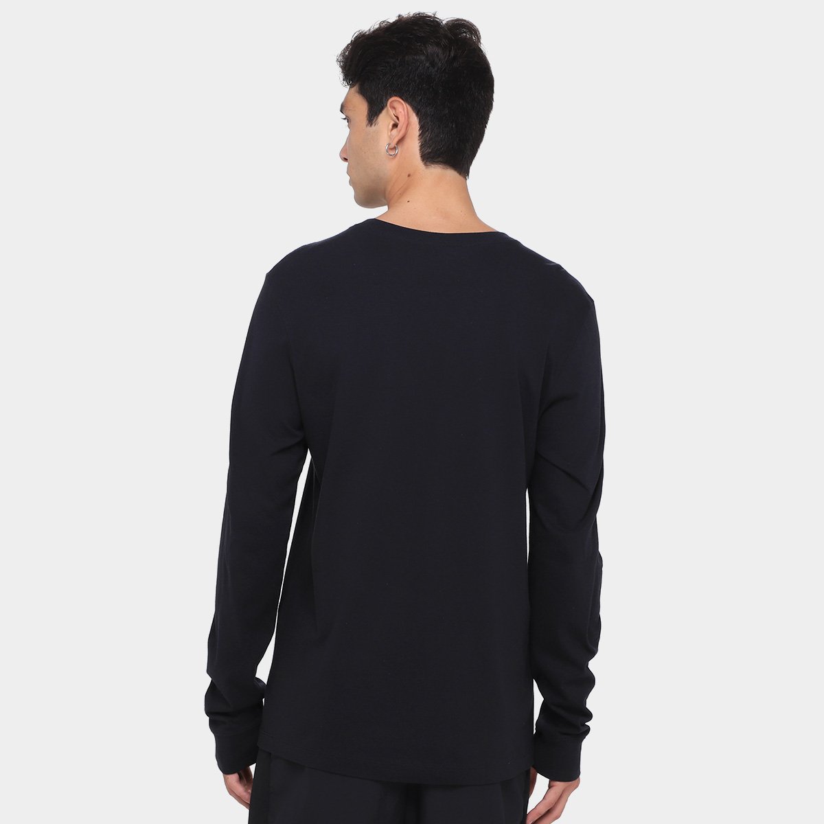 Camiseta Nike NFL New Orleans Saints Team Slogan Manga Longa Masculina - Tam: P - 1