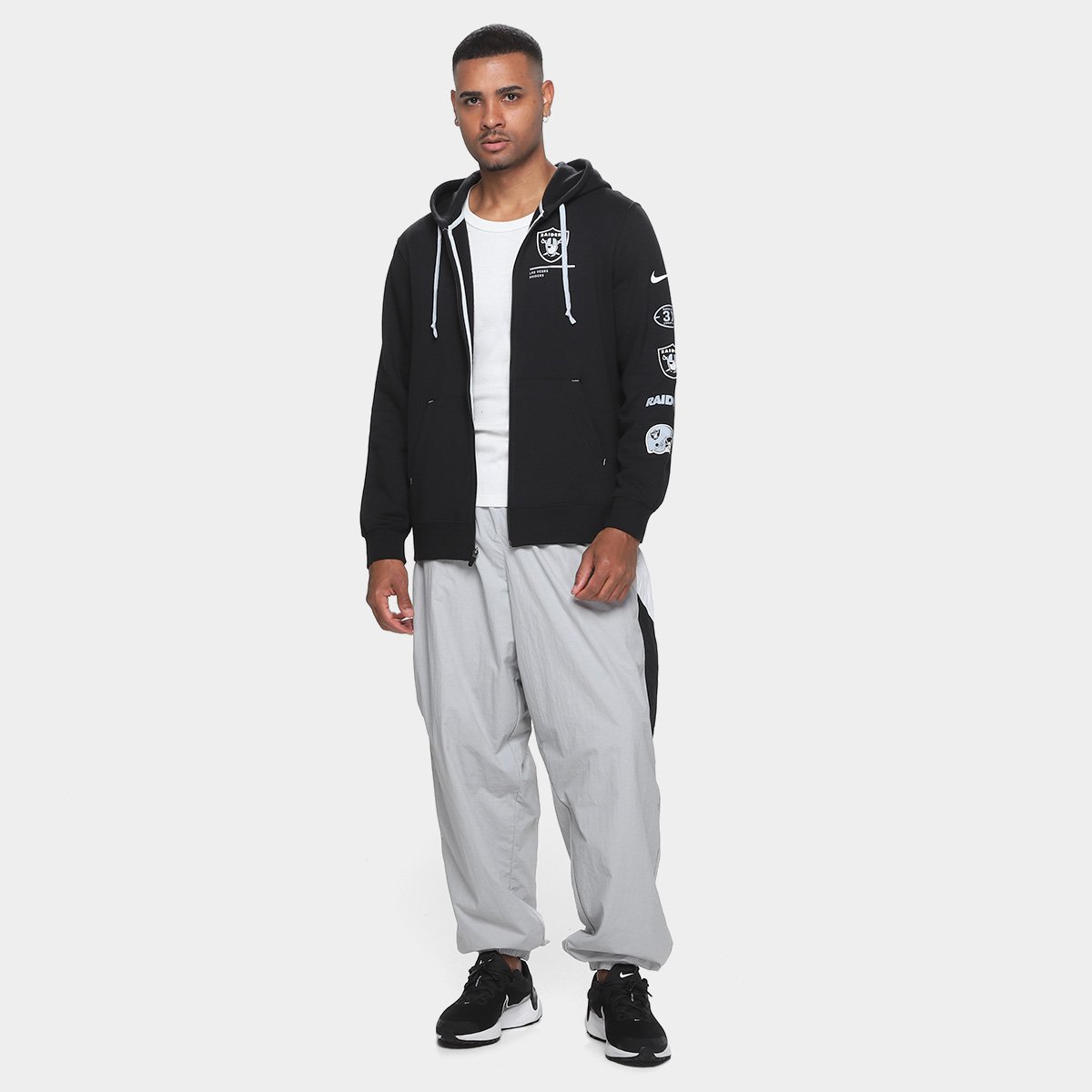 Jaqueta NFL Las Vegas Raiders Nike C/ Capuz Masculina - Tam: GG - 3