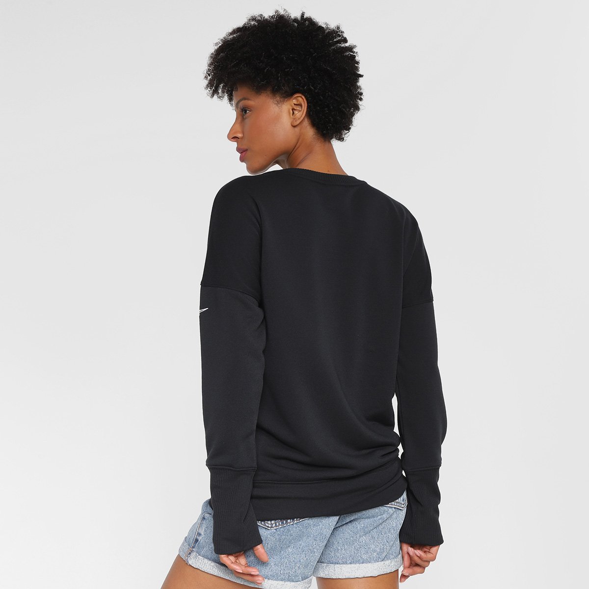 Moletom NFL New Orleans Saints Historic Nike Dri Fit Drop Shoulder Crew Feminino - Tam: P - 1