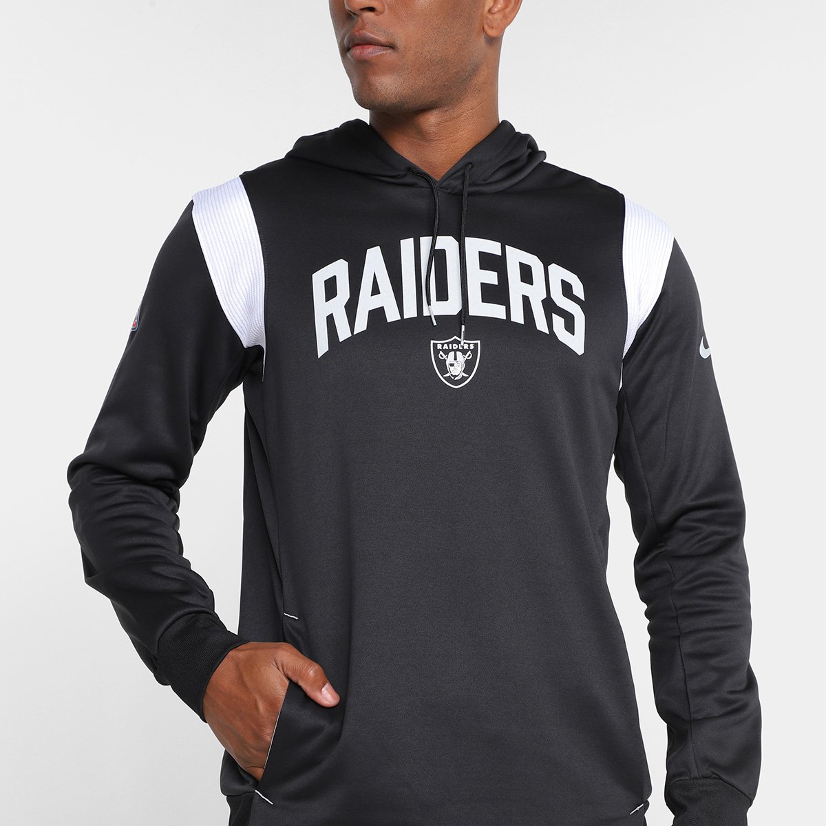 Moletom Nike NFL Las Vegas Raiders Fleece Masculino - Tam: P - 2