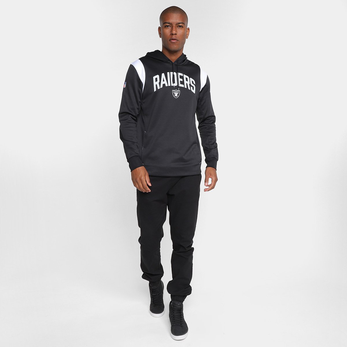 Moletom Nike NFL Las Vegas Raiders Fleece Masculino - Tam: P - 3