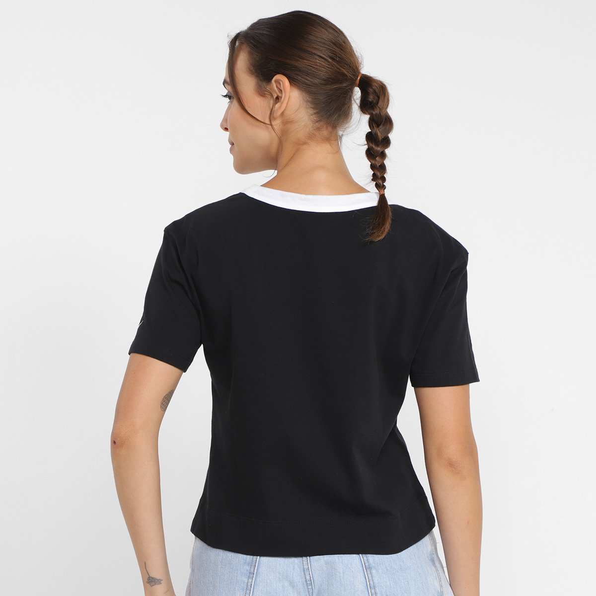 Camiseta Nike NFL Las Vegas Raiders High Hip Fashion Feminina - Tam: P - 1