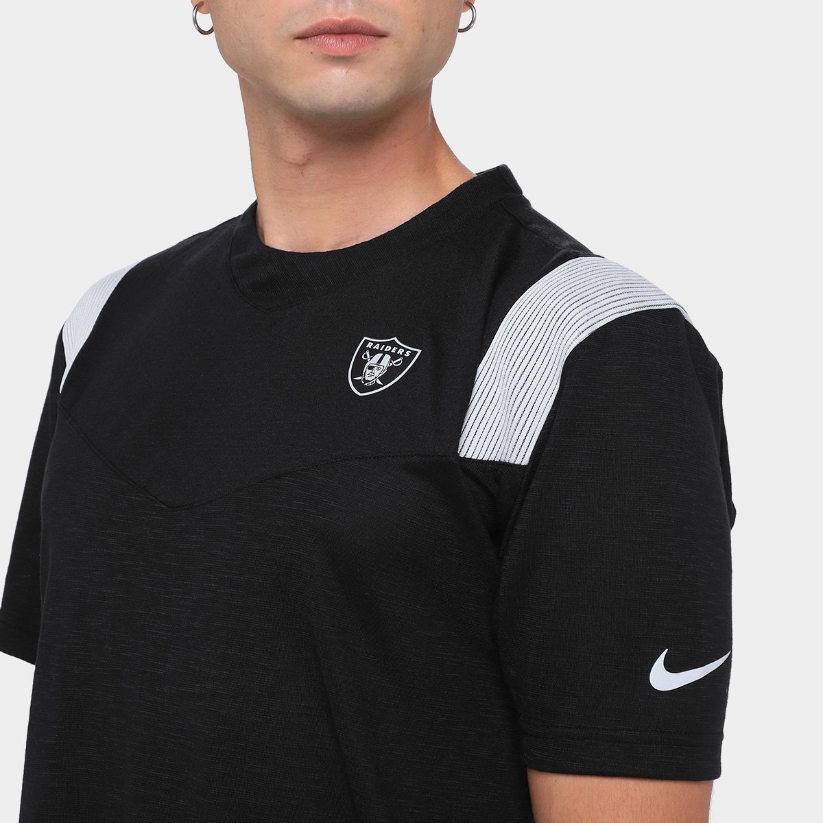 Camiseta Nike NFL Las Vegas Raiders Dri-FIT Player Masculina - Tam: M - 2