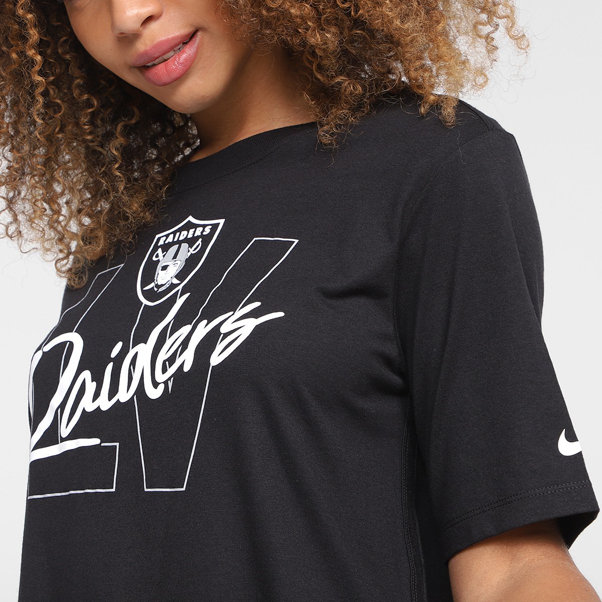 Camiseta Nike NFL Las Vegas Raiders Weekend City Love Feminina - Tam: P - 2