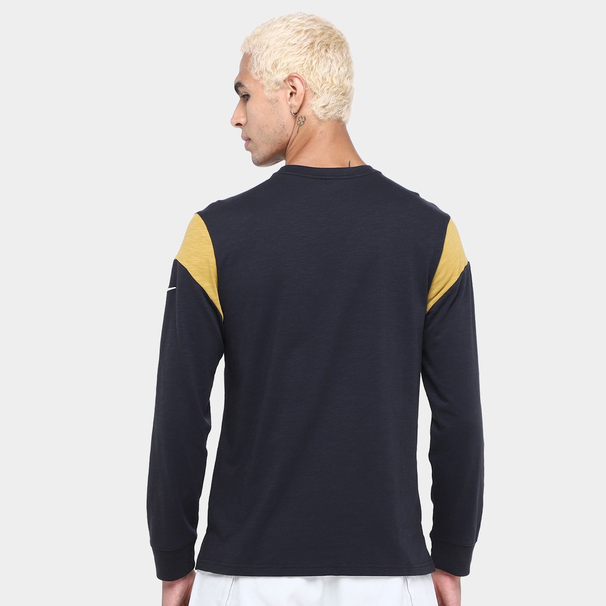 Camiseta NFL New Orleans Saints Nike Manga Longa Masculina - Tam: P - 1