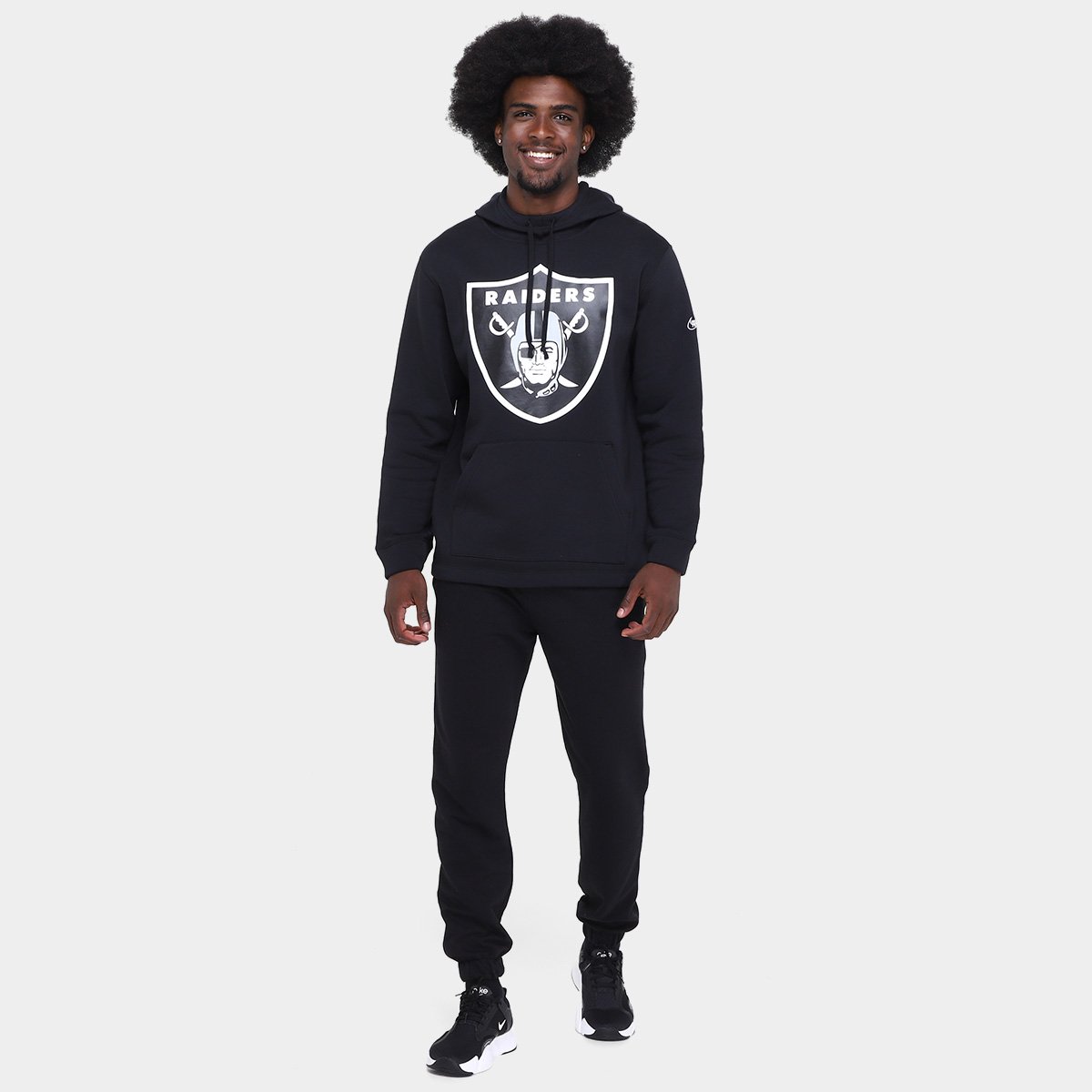 Moletom Nike NFL Las Vegas Raiders C/ Capuz Masculino - Tam: P - 3