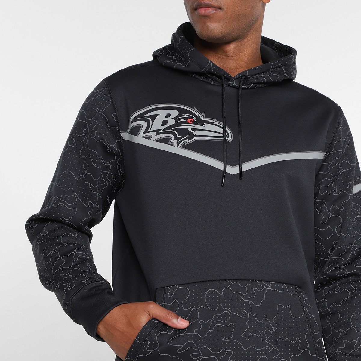 Moletom Nike NFL Baltimore Ravens Reflective Therma Masculino - Tam: P - 2
