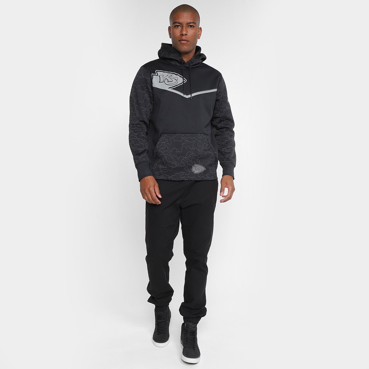 Moletom Nike NFL Kansas City Chiefs Reflective Therma Masculino - Tam: P - 3