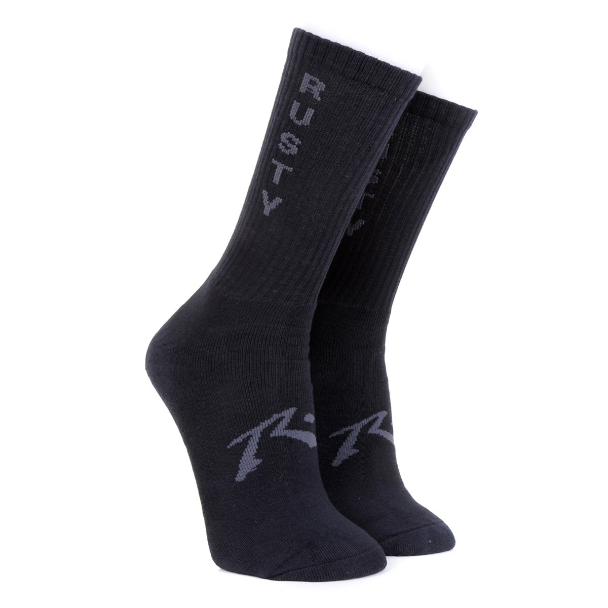 Meia Rusty Cano Alto Vertical Masculina