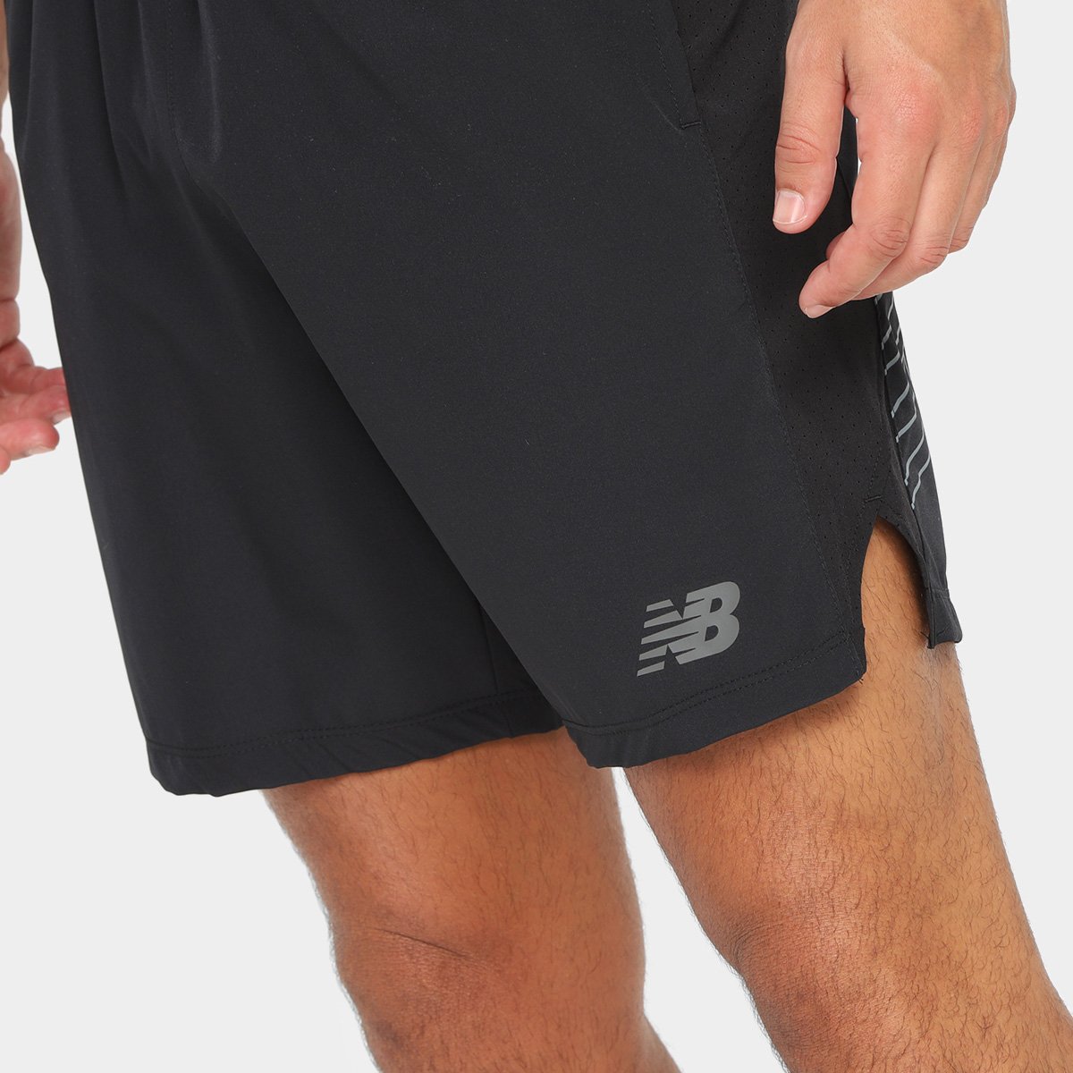 Bermuda New Balance Tenacity Logo 7 Masculina - Tam: GG - 2