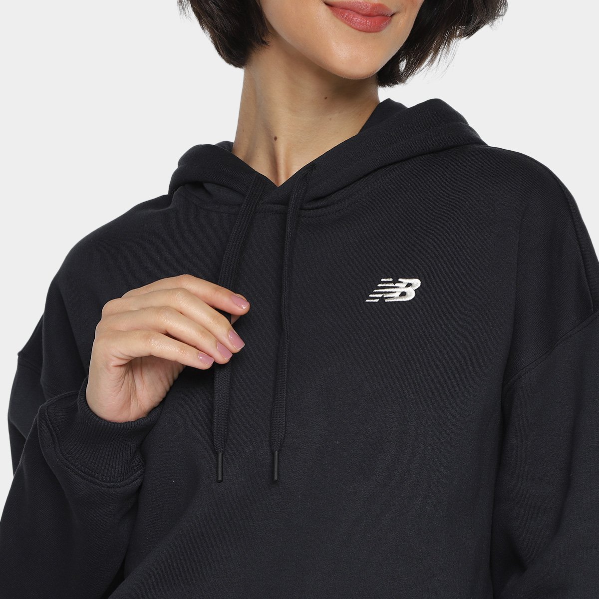 Moletom New Balance C/ Capuz Feminino - Tam: P - 2