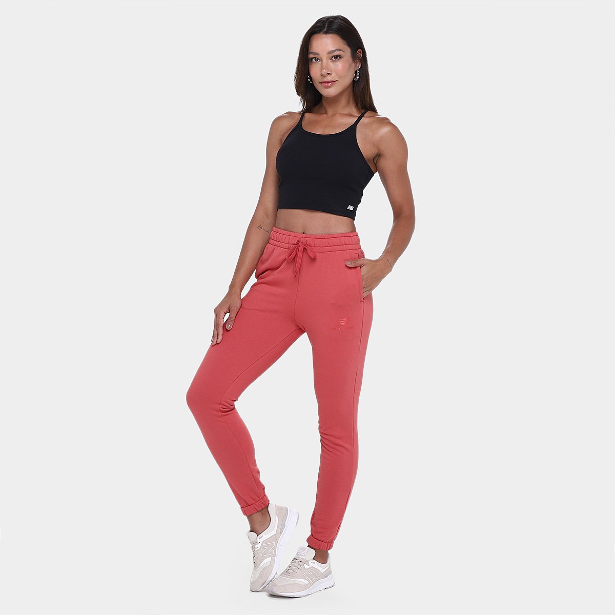 Top New Balance Canelado Small Logo Feminino - Tam: G - 3