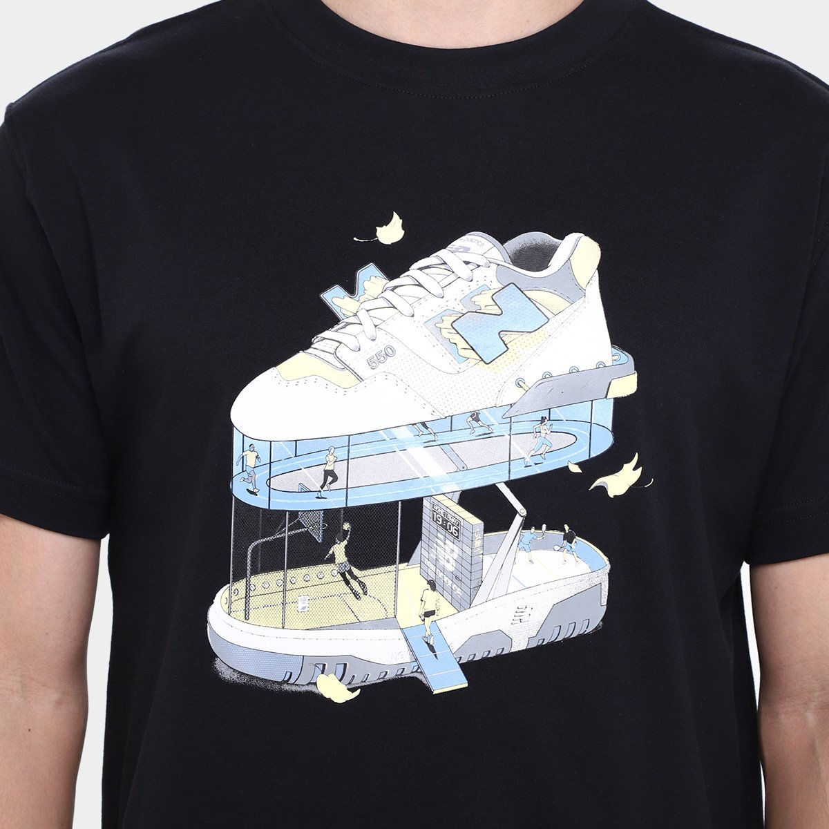 Camiseta New Balance Fitness Center Masculina - Tam: P - 2