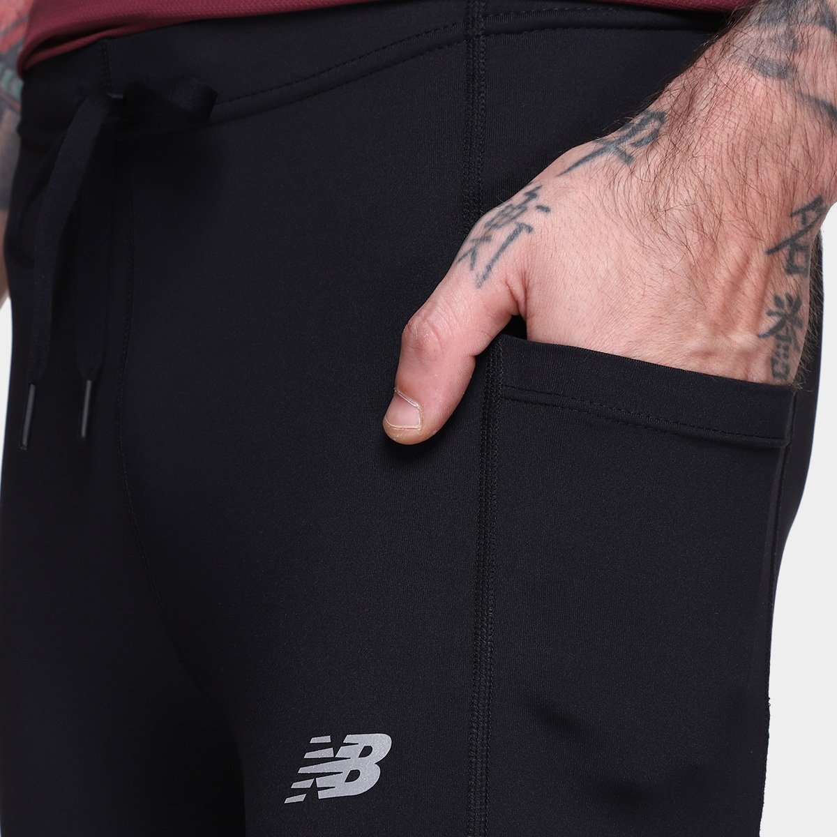 Calça Legging New Balance Sport Essentials Masculina - Tam: P - 2