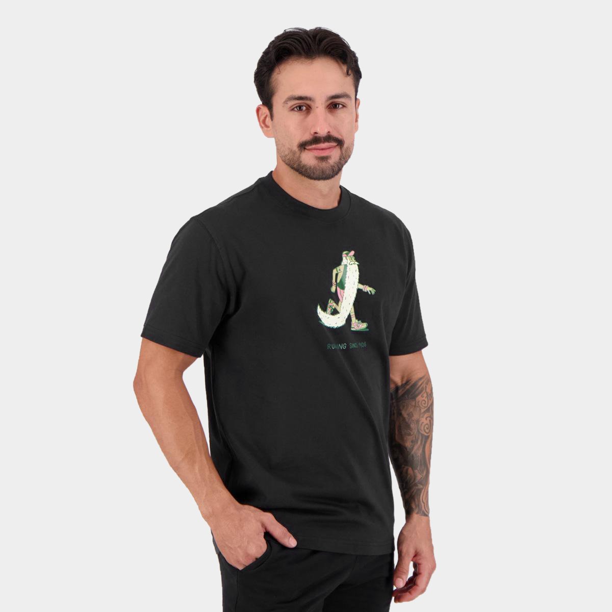 Camiseta New Balance Bearded Runner Masculina - Tam: P - 1