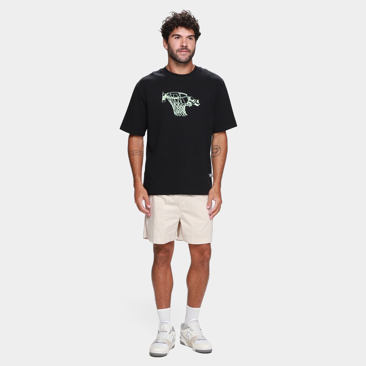 Camiseta New Balance Hoops Masculina - Tam: P - 3
