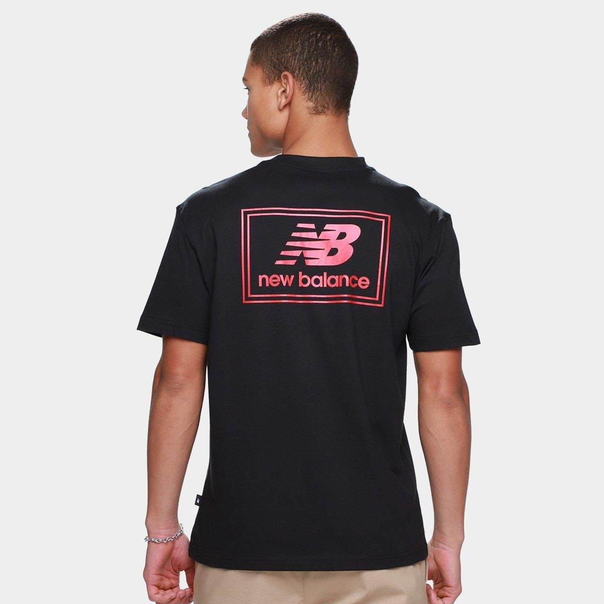 Camiseta New Balance Woven Label Masculina - Tam: P - 1