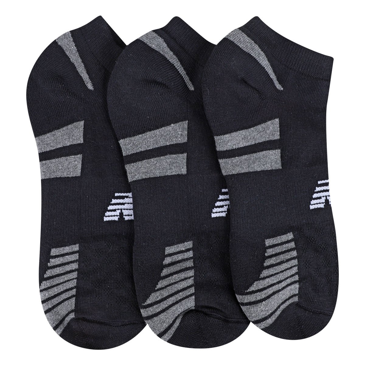 Kit Meia New Balance c/ 3 Pares Masculina - Tam: 39/43 - 2