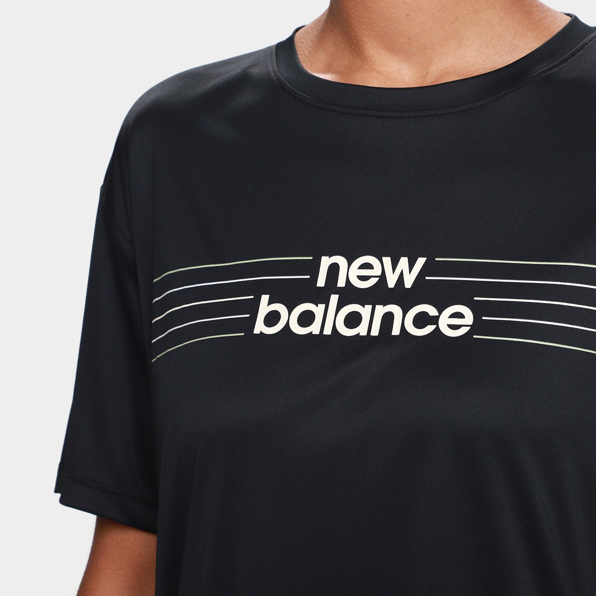 Camiseta New Balance Linear Performance Feminina - Tam: G - 2