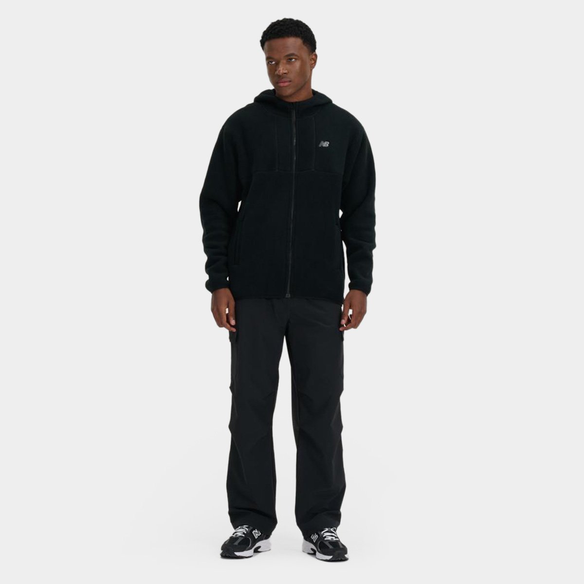 Jaqueta New Balance Fleece Masculina - Tam: G - 4