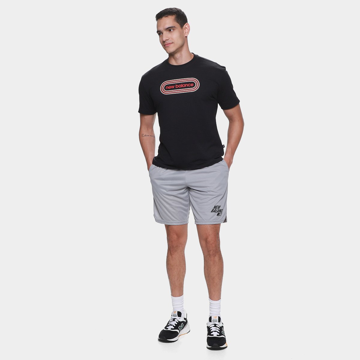 Camiseta New Balance Track Masculina - Tam: M - 3