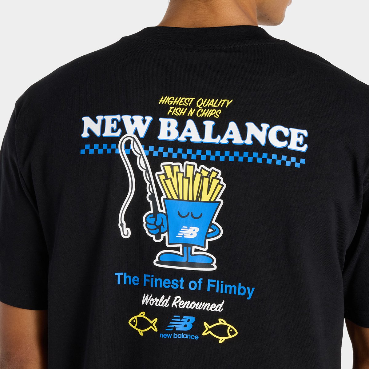 Camiseta New Balance Fish And Chips Masculina - Tam: M - 2