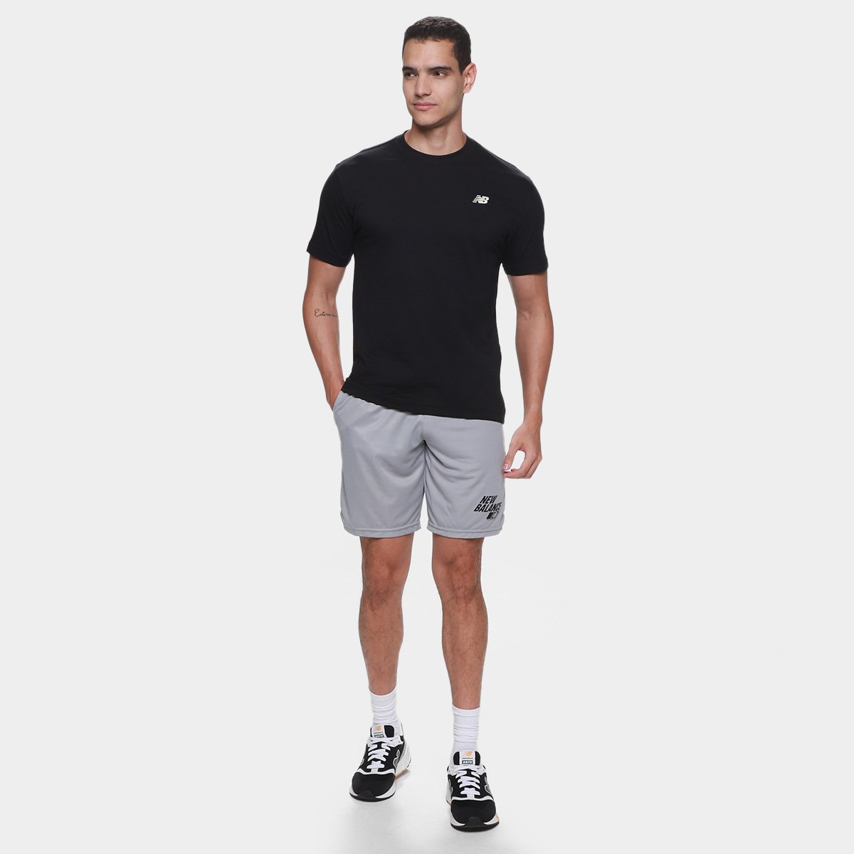 Camiseta New Balance Essentials Masculina - Tam: G - 3