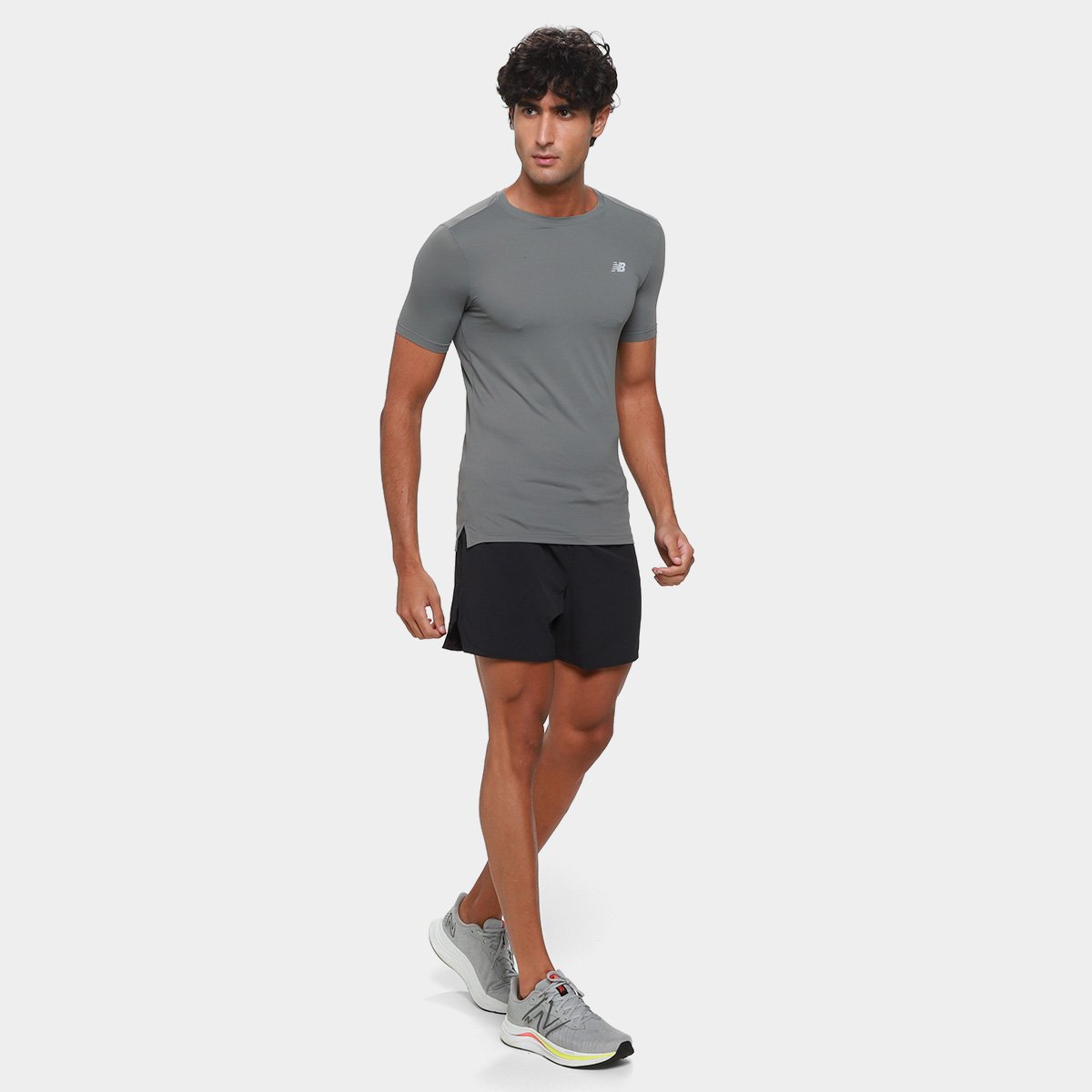 Shorts New Balance Rc Essential 5 Masculino - Tam: GG - 4