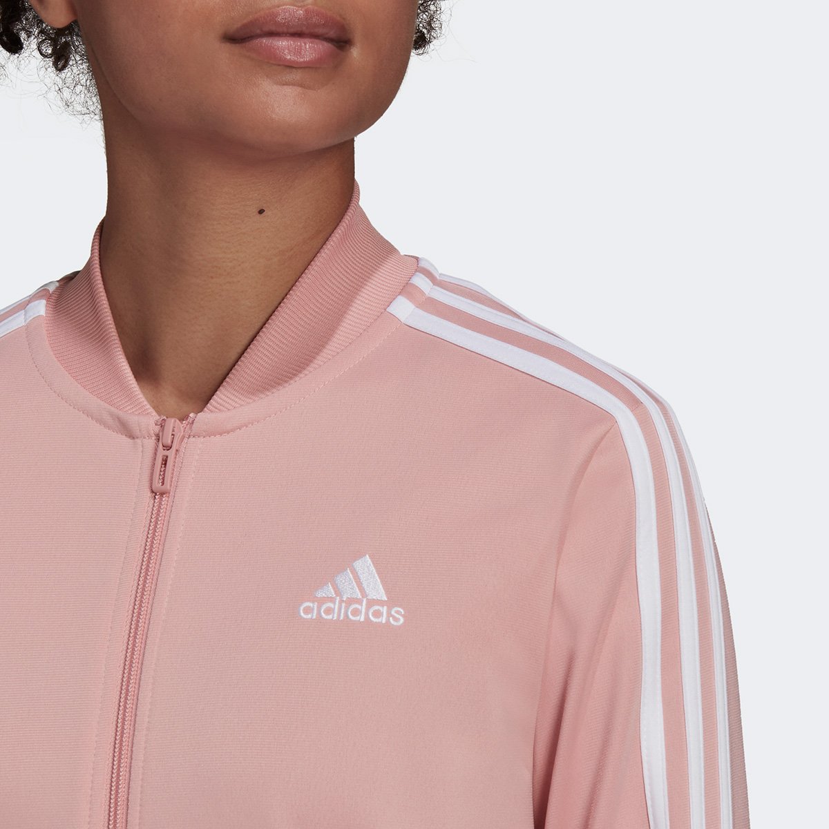 Conjunto Adidas 3 Listras Jaqueta + Calça Feminino - Tam: P - 3
