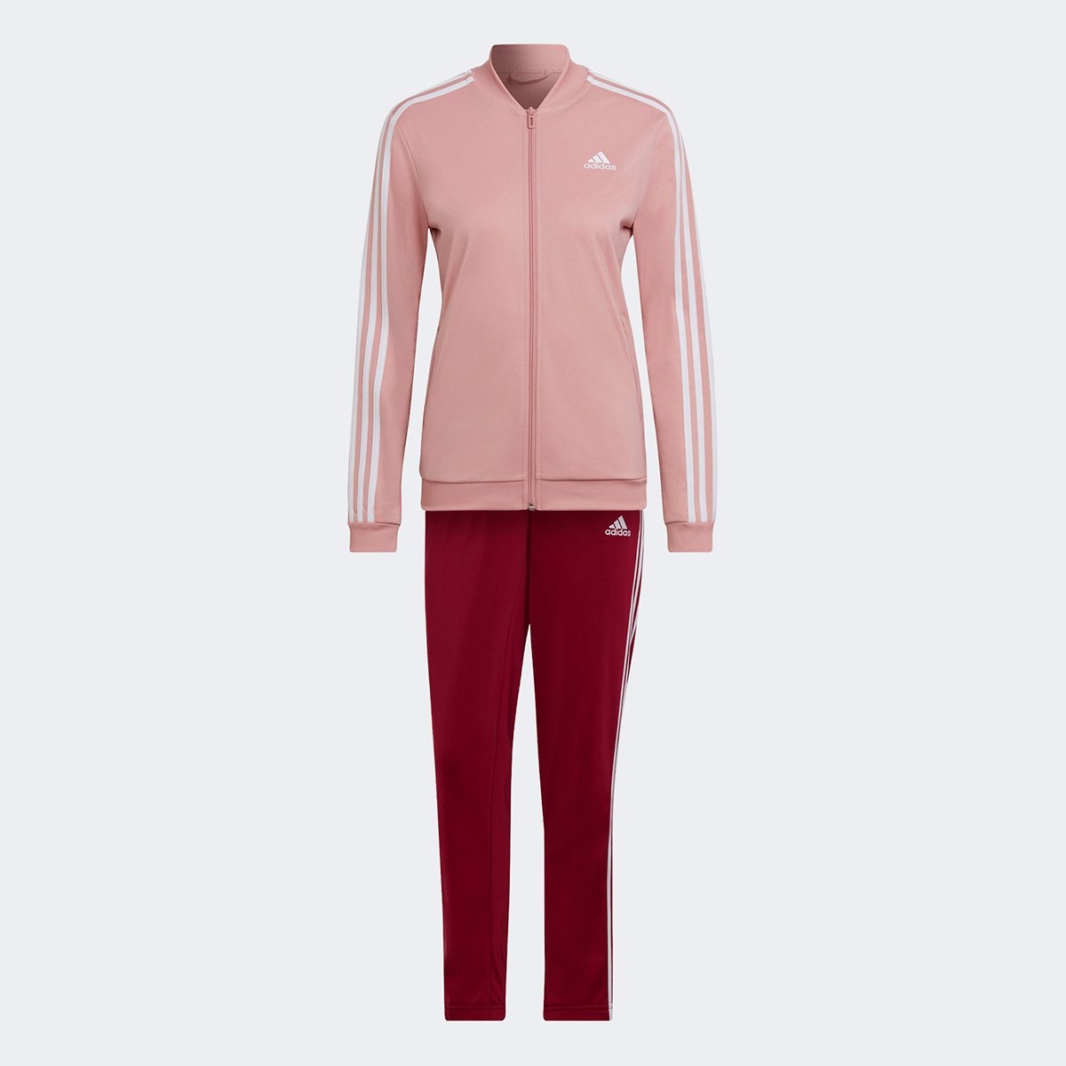Conjunto Adidas 3 Listras Jaqueta + Calça Feminino - Tam: P - 5