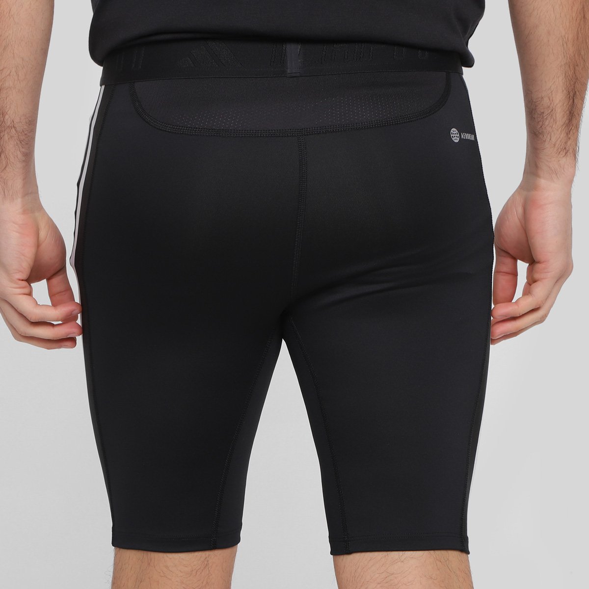 Bermuda de Compressão Adidas Treino Techfit 3-Stripes Masculino - Tam: G - 1