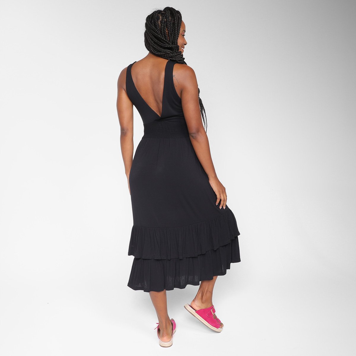 Vestido All Is Love Viscocrepe Amarração - Tam: P - 1