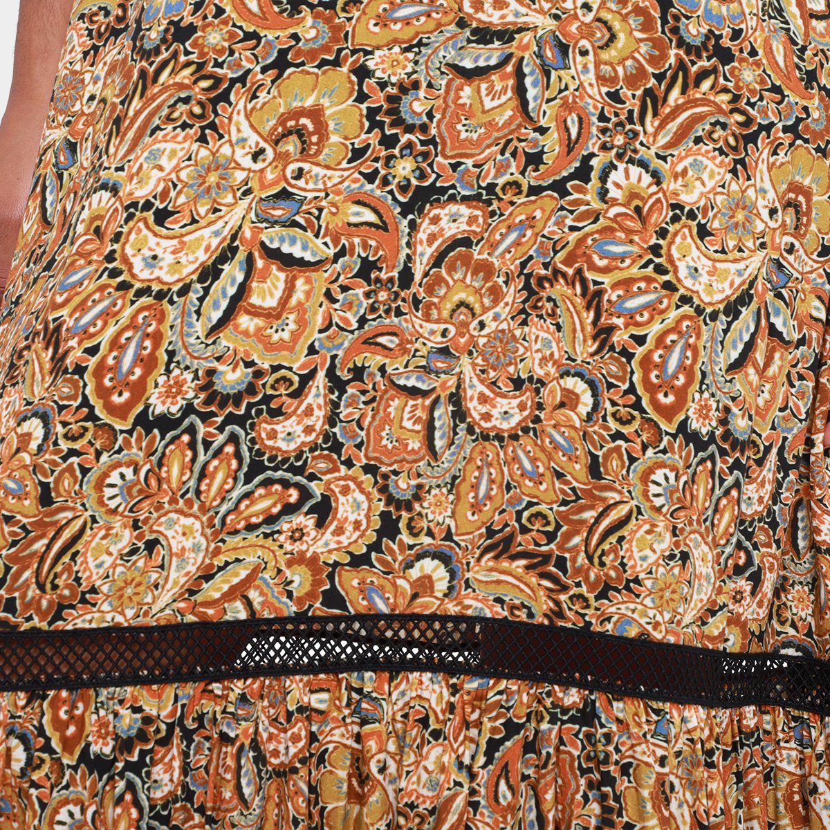 Vestido Longo All Is Love Entremeio Cashmere Vitral - Tam: M - 2