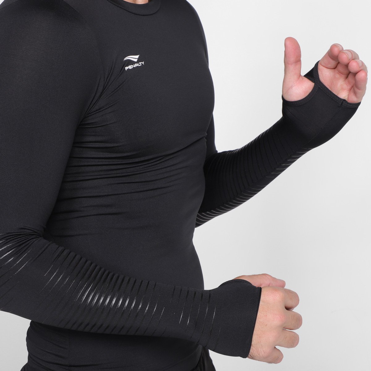 Camisa Térmica Penalty Delta Pro X Manga Longa Masculina - Tam: M - 2