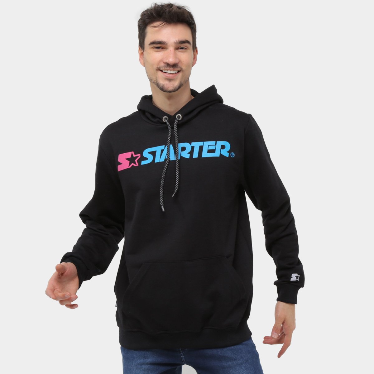 Moletom Starter Canguru Capuz Masculino