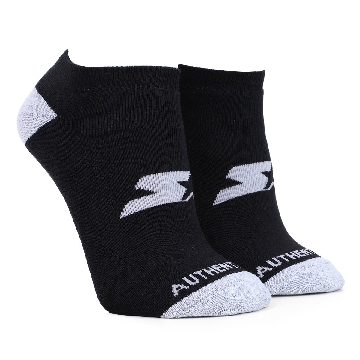 Meia Starter Invisível Logo Masculina