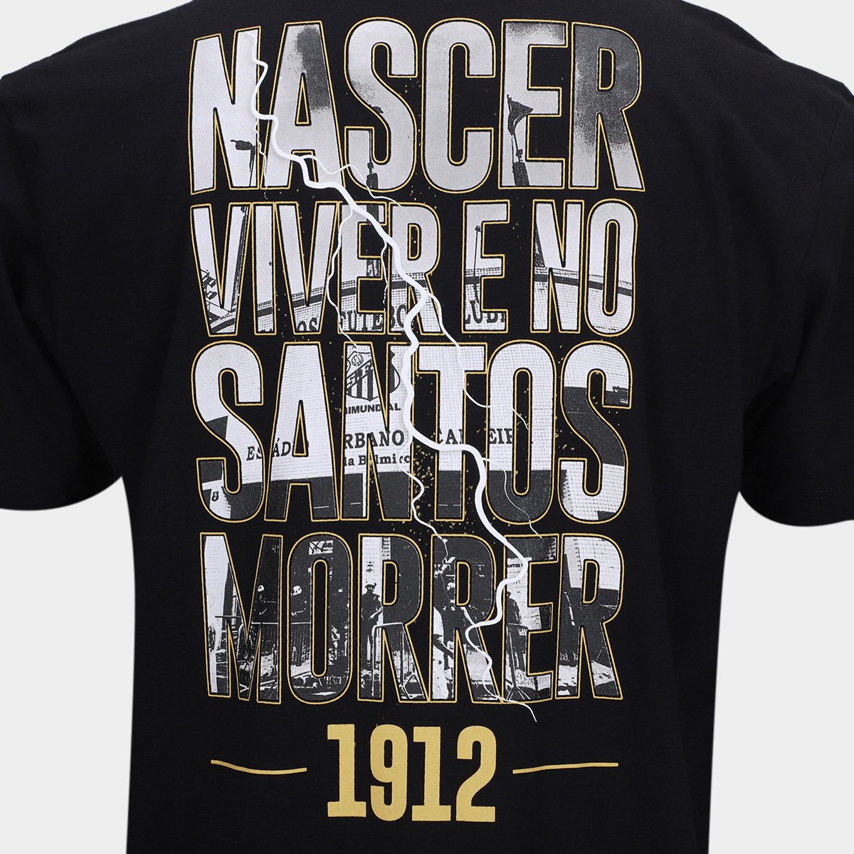 Camiseta Santos Classic Masculina - Tam: P - 4