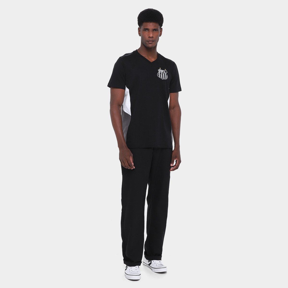 Camiseta Santos Classic Masculina - Tam: P - 5