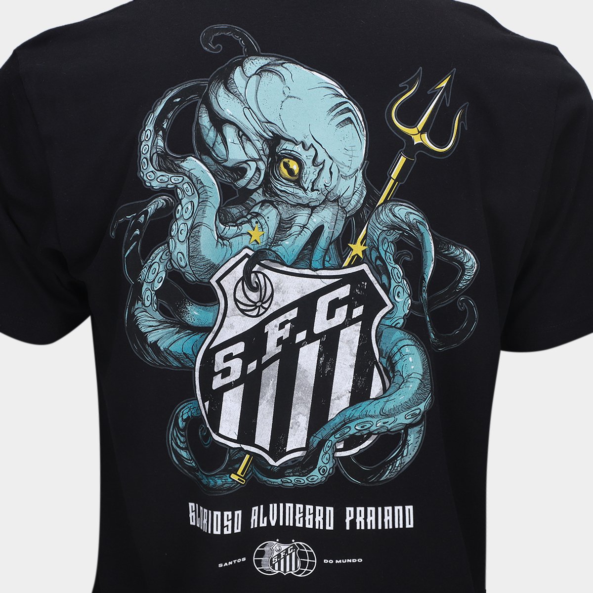 Camiseta Santos Masculina - Tam: G - 4